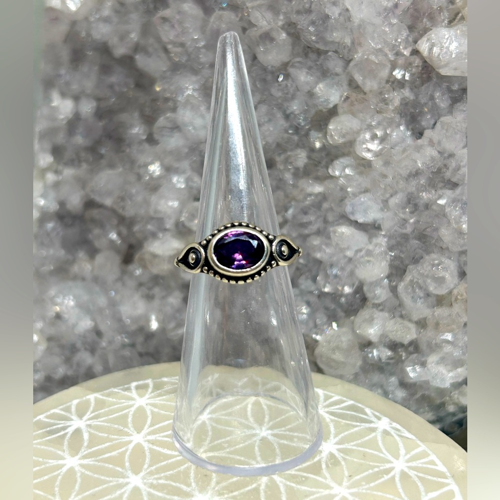 Amethyst Sterling Silver Ring